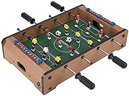 Mini Arcade Air Hockey Table- A Toy For Girls And Boys By Hey! Play! Fun Table- Top Game For Kids, Teens, And Adults- Battery-Operated (22 Inches), Brown 9 Mini Arcade Air Hockey Table- A Toy For Girls And Boys By Hey! Play! Fun Table- Top Game For Kids, Teens, And Adults- Battery-Operated (22 Inches), Brown - Image 7