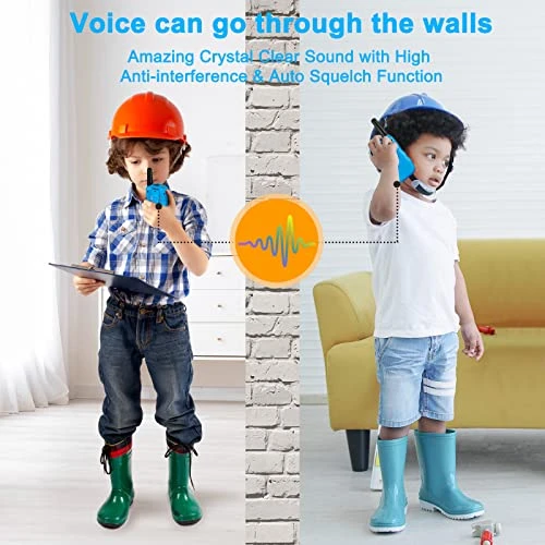 Walkie Talkies For Kids 3 Pack 3 Miles, 2 Way Radio Toys For Kids With Backlit LCD Flashlight, Christmas Or Birthday Gifts For Girls And Boys Age 3-12 (Blue Pink Yellow) 5 Walkie Talkies For Kids 3 Pack 3 Miles, 2 Way Radio Toys For Kids With Backlit LCD Flashlight, Christmas Or Birthday Gifts For Girls And Boys Age 3-12 (Blue Pink Yellow) - Image 3