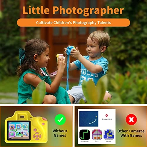 Ourlife Kids Camera For Girls, 12MP 1080P Digital Camera With 2 Inch IPS Screen, Kids' Camera With 8 Effect Filters & 10 Frames - Makes A Perfect Christmas Birthday Gift For Children Aged 3-8 5 Ourlife Kids Camera For Girls, 12MP 1080P Digital Camera With 2 Inch IPS Screen, Kids' Camera With 8 Effect Filters & 10 Frames - Makes A Perfect Christmas Birthday Gift For Children Aged 3-8 - Image 3
