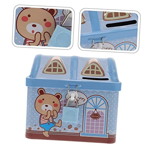 Cartoon Piggy Bank 3pcs Piggy Bank Desktop Toys Water Table Toys Retro Home Decor Metal Piggy Bank Coin Bank For Girls Iron Blue Coin Bank Ornament Household Coin Container 8 Cartoon Piggy Bank 3pcs Piggy Bank Desktop Toys Water Table Toys Retro Home Decor Metal Piggy Bank Coin Bank For Girls Iron Blue Coin Bank Ornament Household Coin Container - Image 6