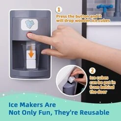 TOOKYLAND Wooden Kitchen Set For Kids, Wooden Chef Play Kitchen For Toddler 3-5 With Sink,Oven,Range Hood,Stove,ice Maker And Microwave, Kids Kitchen Playset For Toddlers 4-8 -Folkmanis Toys Shop 51dbfogVsjL