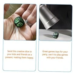 Alasum 8 Pcs Black Decor Glow Toys Role Playing Dice Black Room Decor Aesthetic Carnival Party Favors Tarot Dice Birthday Party Favors Dice Game Supplies Light Up Dice Decorate Cosplay -Folkmanis Toys Shop 51dgjs1IU9L