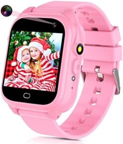 CMKJ Kids Smart Watch For Boys Girls Age 4-12 Boys Girls,with Camera 26 Games Video Music Player Pedometer Alarm Clock, Toddler Learning Educational Toys, 4 5 6 7 8 9 10 11 12 Years Children Gifts -Folkmanis Toys Shop 51dofhHizoL. AC