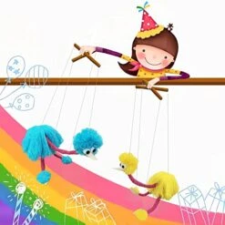 GENERIC Ostrich Puppet-Marionette Puppets-Animal Hand Puppets For Kids-Bird String Puppet-Bird Puppet -Parent-Child Interactive Educational Toys-Outdoor And Home Play.Random Color(3 Pcs), 9.5*4.*11in -Folkmanis Toys Shop 51dvL95bSDL