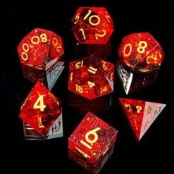 7 Pieces Metal Dices Set DND Polyhedral Solid D&D Dice Set, Used For Role-Playing Games Dungeon And Dragon Dice Games, Free Black Storage Bag -Folkmanis Toys Shop 51dyYahPaEL. AC