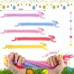 Hungdao 100 Pcs Stretchy Strings Fidget Noodles Sensory Toys For Kids Adults Stress Relief, Birthday Party Favors Treasure Box Toys Students Classroom School Rewards Carnival Prizes 9 Hungdao 100 Pcs Stretchy Strings Fidget Noodles Sensory Toys For Kids Adults Stress Relief, Birthday Party Favors Treasure Box Toys Students Classroom School Rewards Carnival Prizes -Folkmanis Toys Shop 51e7wNNsdVL
