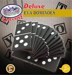 Mɑtty's Toy Stop Deluxe Giant 7" EVA Foam Dominoes Double Six, 28 Piece Set -Folkmanis Toys Shop 51e8N5tKouL
