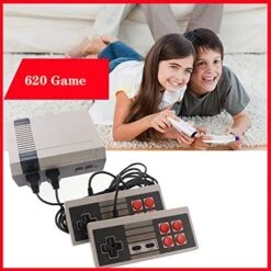 Classic Retro Game Console Mini Video Games Built-in With 620 Game 2 Joysticks AV Output Handheld Toys For Boys Player Console Family Kids, Adult, Children Gift, Birthday Gifts For Boys (620) 11 Classic Retro Game Console Mini Video Games Built-in With 620 Game 2 Joysticks AV Output Handheld Toys For Boys Player Console Family Kids, Adult, Children Gift, Birthday Gifts For Boys (620) -Folkmanis Toys Shop 51eBRRaq27L