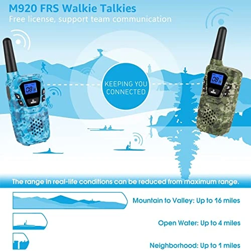 2 Walkie Talkies, Kids Walkie Talkies 2 Pack Walkie Talkies For Adults Rechargeable Long Distance 2 Way Radio For Family Camping Hiking Biking, Teen Boys Toys Age 3 4-5-6-7-8-9-10-11-12 Year Old Girls 6 2 Walkie Talkies, Kids Walkie Talkies 2 Pack Walkie Talkies For Adults Rechargeable Long Distance 2 Way Radio For Family Camping Hiking Biking, Teen Boys Toys Age 3 4-5-6-7-8-9-10-11-12 Year Old Girls - Image 4