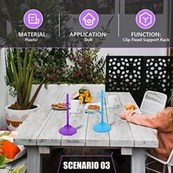 EXCEART 20pcs Toy Stand Support Display Holders Doll Stands Plastic Stands Doll Holder Dolls And Action Figures Doll Accessories 11 EXCEART 20pcs Toy Stand Support Display Holders Doll Stands Plastic Stands Doll Holder Dolls And Action Figures Doll Accessories -Folkmanis Toys Shop 51eHI19djES