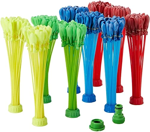 Bunch O Balloons Multi-Colored (10 Bunches) By ZURU, 350+ Rapid-Filling Self-Sealing Instant Water Balloons For Outdoor Family, Children Summer Fun - Total (100 Balloons) Colors May Vary 4 Bunch O Balloons Multi-Colored (10 Bunches) By ZURU, 350+ Rapid-Filling Self-Sealing Instant Water Balloons For Outdoor Family, Children Summer Fun - Total (100 Balloons) Colors May Vary - Image 2