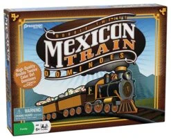 Mexican Train Dominoes - Beautiful Color Dot Double 12 Dominoes Set - Includes Train Markers And Hub By Pressman Multi Color, 5" 13 Mexican Train Dominoes - Beautiful Color Dot Double 12 Dominoes Set - Includes Train Markers And Hub By Pressman Multi Color, 5" -Folkmanis Toys Shop 51eZsBcolpL