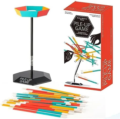 NURZIY Stick Stack Game Multicolor 36 Pieces Desk Balancing Toys For Kids, Children's Puzzle Creative Toys (Multicolor,M) 7 NURZIY Stick Stack Game Multicolor 36 Pieces Desk Balancing Toys For Kids, Children's Puzzle Creative Toys (Multicolor,M) - Image 5