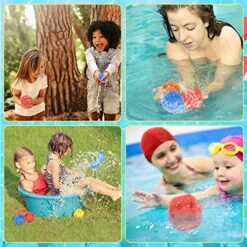 12PCS Reusable Water Balloons, Silicone Magnetic Water Balloons, Self-Sealing Refillable Water Balloons Water Balloons For Kids Adults Outside Play, Water Fight Game, Swimming Pool Party Supplies 12 12PCS Reusable Water Balloons, Silicone Magnetic Water Balloons, Self-Sealing Refillable Water Balloons Water Balloons For Kids Adults Outside Play, Water Fight Game, Swimming Pool Party Supplies -Folkmanis Toys Shop 51eaOUuTEZL