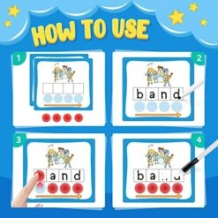 Torlam Elkonin Boxes Phonemic Awareness Phonics Games, Reading Spelling Sound Manipulatives Sight Word Flash Cards, Speech Therapy Toy Kindergarten Elementary Classroom Must Haves Homeschool Supplies -Folkmanis Toys Shop 51efu2mQVsL