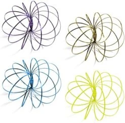 Original GeoFlux Mesmerizing 3-D Kinetic Sculpture & Interactive Spring Toy (Duo: 1 Large + 1 Finger-Size) -Folkmanis Toys Shop 51em5aWBbuL. AC