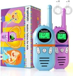 Inspireyes Walkie Talkies For Kids Rechargeable, 48 Hours Working Time 2 Way Radio Long Range, Outdoor Camping Games Toy Birthday Xmas Gift For Boys Age 8-12 3-5 Girls, 2 Pack Camouflage -Folkmanis Toys Shop 51eoCZunplL. AC 1