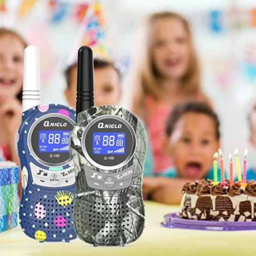 QNIGLO Camping Walkie Talkies For Kids Rechargeable, Camo Kids Walkie Talkies For Boys Girls Fit Outdoor Adventure Game Spy Gear Hiking, Army Police Toys For 3 4 5 6-12 Year Old 7 QNIGLO Camping Walkie Talkies For Kids Rechargeable, Camo Kids Walkie Talkies For Boys Girls Fit Outdoor Adventure Game Spy Gear Hiking, Army Police Toys For 3 4 5 6-12 Year Old - Image 5
