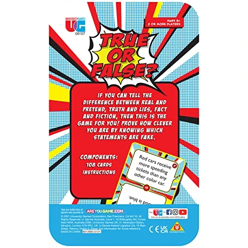 University Games, True Or False Tin Game 4 University Games, True Or False Tin Game - Image 2