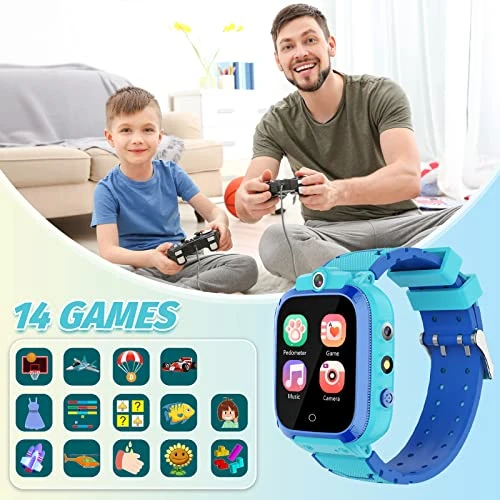Kids Smart Watch For Girls Boys Ages 3-12 Years,Toddler Wrist Watch Mp3 Music Player 14 Puzzle Games With Dual Cameras Video Player/Recorder Pedometer Torch Children Birthday Festival Gifts Toys 5 Kids Smart Watch For Girls Boys Ages 3-12 Years,Toddler Wrist Watch Mp3 Music Player 14 Puzzle Games With Dual Cameras Video Player/Recorder Pedometer Torch Children Birthday Festival Gifts Toys - Image 3