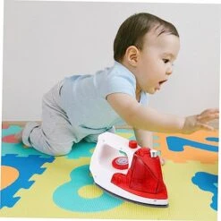 TIDTALEO 1pc Simulation Electric Iron Educational Power Washers Electric Powered Tiny Washing Machine Pretend Play Role Play For Toddlers Steam Iron Steam Props -Folkmanis Toys Shop 51fBJL1wVGL