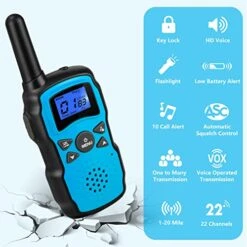 Wishouse Walkie Talkies For Kids Adults Rechargeable Long Range,Family Walky Talky,Outdoor Camping Games Indoor Toys Birthday Xmas Gift For Boys Girls Children 4 Pack -Folkmanis Toys Shop 51fDu68q3gL