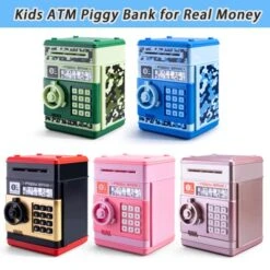 ATM Piggy Bank For Girls Boys, PhilaeEC Real Money Cash Coin Can Saving Box Electronic Money Safe Bank For Kids Baby And Adult Collection Games Supplies - Hot Birthday Gifts (Pink) 15 ATM Piggy Bank For Girls Boys, PhilaeEC Real Money Cash Coin Can Saving Box Electronic Money Safe Bank For Kids Baby And Adult Collection Games Supplies - Hot Birthday Gifts (Pink) -Folkmanis Toys Shop 51fFE3MtKaL
