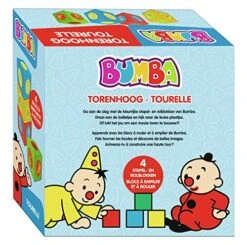 Bumba : Stacking Blocks - Tower High - 4 Stacks And Rolling Blocks -Folkmanis Toys Shop 51fHSEnsaFL