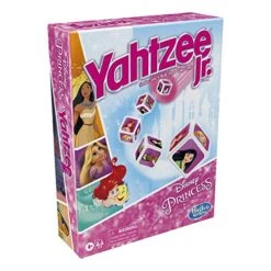 Hasbro Gaming Yahtzee Jr.: Disney Princess Edition Board Game For Kids Ages 4 And Up, For 2-4 Players, Counting And Matching Game For Preschoolers (Amazon Exclusive) -Folkmanis Toys Shop 51fJMv3apzL