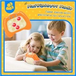 Quick Push Light-up Pop Game, Fidget Toys For Kids And Adults, Electronic Handheld Fast Push Bubble Game, Decompression Stress Relief Toys Gift For 3 4 5 6 7 8 9 Year Old Boys & Girls (Dark Blue) 16 Quick Push Light-up Pop Game, Fidget Toys For Kids And Adults, Electronic Handheld Fast Push Bubble Game, Decompression Stress Relief Toys Gift For 3 4 5 6 7 8 9 Year Old Boys & Girls (Dark Blue) -Folkmanis Toys Shop 51fKtaP8UdL