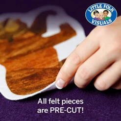 Little Folk Visuals Brown Bear, Brown Bear What Do You See? By Eric Carle - Felt Learning Toy Set, Precut Felt Board Figures For Kids And Toddlers, 11 Piece Set -Folkmanis Toys Shop 51fLf0bQX6L