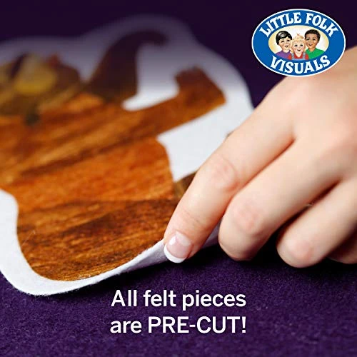 Little Folk Visuals Beginner's Counting Set: Felt Learning Toy Set, Precut Felt Board Figures For Kids And Toddlers, 132 Pieces With 12 Page Guide 8 Little Folk Visuals Beginner's Counting Set: Felt Learning Toy Set, Precut Felt Board Figures For Kids And Toddlers, 132 Pieces With 12 Page Guide - Image 6