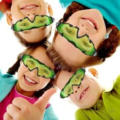AGM Kids Night Vision Goggles, Adjustable Spy Gear Night Mission Goggles With Flip-Out Lights Green Lens -Folkmanis Toys Shop 51fN38AxCXL