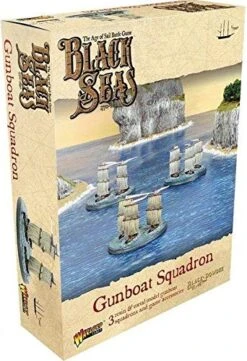 WarLord Black Seas The Age Of Sail Gunboat Squadron For Black Seas Table Top Ship Combat Battle War Game 792410011