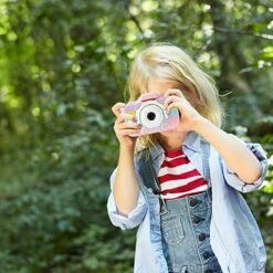 Kids Digital Camera, Upgrade Selfie Kids Camera, Christmas Birthday Gifts For Boys Girls Age 3-12, HD Kids Digital Video Cameras For Toddler 1080P 2 Inch HD Screen (Pink) -Folkmanis Toys Shop 51fSTGhj4JL