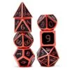 7 Pieces Metal Dices Set DND Polyhedral Solid D&D Dice Set, Used For Role-Playing Games Dungeon And Dragon Dice Games, Free Black Storage Bag -Folkmanis Toys Shop 51fUSaModSL