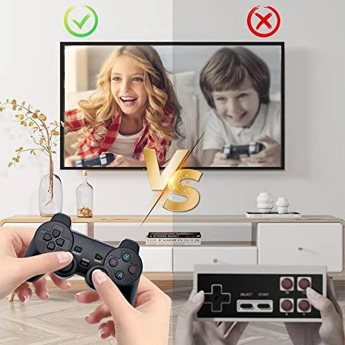 Wireless Retro Game Console,Retro Game Stick,Nostalgia Stick Game,4K HDMI Output,Plug And Play Video Game Stick Built In 10000+ Games,9 Classic Emulators, With Dual 2.4G Wireless Controllers(64G) 6 Wireless Retro Game Console,Retro Game Stick,Nostalgia Stick Game,4K HDMI Output,Plug And Play Video Game Stick Built In 10000+ Games,9 Classic Emulators, With Dual 2.4G Wireless Controllers(64G) - Image 4