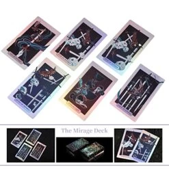 SOUL SPARKLE TAROT, Classic Tarot Cards Deck, Holographic Tarot Cards, Original Tarot Cards With Guidebook, The Untamed Mystery Tarot - 78-Card Tarot Deck With Original Art Style (The Mirage Deck) -Folkmanis Toys Shop 51ffgE1ZVjL