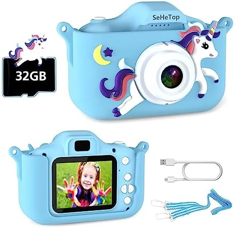 Kids Camera For Girls And Boys, Upgrade HD Digital Camera With Soft Silicone Cover, Toddler Camera Birthday Gifts Toys For Age 3 4 5 6 7 8 9 10 11 12,32GB SD Card,Video Recorder 1080P 9 Kids Camera For Girls And Boys, Upgrade HD Digital Camera With Soft Silicone Cover, Toddler Camera Birthday Gifts Toys For Age 3 4 5 6 7 8 9 10 11 12,32GB SD Card,Video Recorder 1080P - Image 7