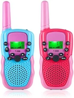 Jeebuu Toys For 3-12 Year Old Girls, 2 Pack Walkie Talkies For Kids 22 Channels 3 Kms Range 2 Way Radio For Indoor Outdoor Camping Hiking, Ideal Christmas Birthday Gifts For 3-12 Year Old Girls Boys -Folkmanis Toys Shop 51fhqlJuJWL. AC