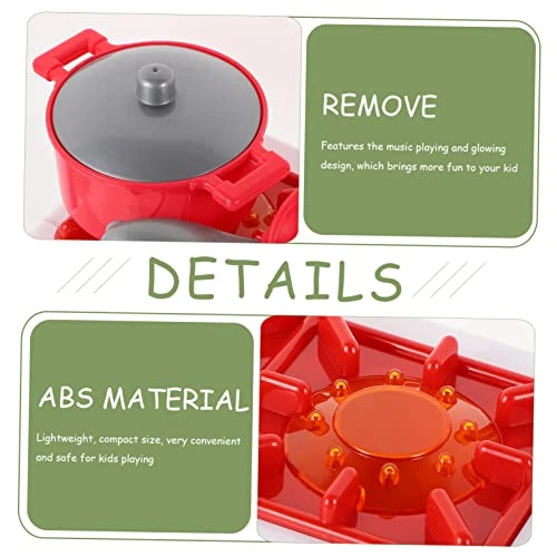 Ibasenice 1 Set Simulation Stove Play Oven Microwave Toy Interesting Kids Toy Kids Toys Educational Toys Toddler Music Toys Children's Cooking Toy Simulation Stove Toy Kitchen Stove Game Toy 5 Ibasenice 1 Set Simulation Stove Play Oven Microwave Toy Interesting Kids Toy Kids Toys Educational Toys Toddler Music Toys Children's Cooking Toy Simulation Stove Toy Kitchen Stove Game Toy - Image 3