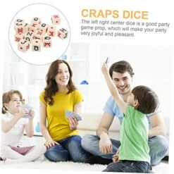 Portable Chess Board Liars Poker 75 Pcs Poker Dice Liars Dice Party Supplies Game Dice Props Funny Game Chips Acrylic Gift Dice Props Alphabet Toys Spanish Poker Dice