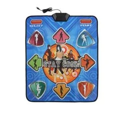 Luqeeg USB Electronic Dance Pad, Light Up Dance Mat Toys For Kids, Non Slip Dancing Step Mat, Portable Interactive Dancing Pad For Computer Video Game, Family Entertainment, Birthday Gift