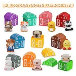Learning Toy For Toddlers 1 2 3+ Years Old, 20 PCS Farm Animal Barn Toy & Finger Puppets, Montessori Educational Toy For Kids, Christmas Birthday Gift With 10 Animals & 10 Barns For Babies Boys Girls 11 Learning Toy For Toddlers 1 2 3+ Years Old, 20 PCS Farm Animal Barn Toy & Finger Puppets, Montessori Educational Toy For Kids, Christmas Birthday Gift With 10 Animals & 10 Barns For Babies Boys Girls -Folkmanis Toys Shop 51gG4Ln07iL