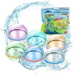 Magnetic Reusable Water Balloons, Refillable Water Toys Balloons Quick Fill Self Sealing, Splash Bomb Water Balls Summer Toys For Kids, Pool, Outdoor Water Play Game, Summer Fun Party, 12 Pack 17 Magnetic Reusable Water Balloons, Refillable Water Toys Balloons Quick Fill Self Sealing, Splash Bomb Water Balls Summer Toys For Kids, Pool, Outdoor Water Play Game, Summer Fun Party, 12 Pack -Folkmanis Toys Shop 51gGBqb3LaL. AC