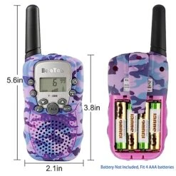 BooTaa 2 Pack Walkie Talkies For Kids, 22 Channels 2 Way Radio With LCD Screen, Long Range Walky Talky Radio Kid Toy Gifts For Boys And Girls 11 BooTaa 2 Pack Walkie Talkies For Kids, 22 Channels 2 Way Radio With LCD Screen, Long Range Walky Talky Radio Kid Toy Gifts For Boys And Girls -Folkmanis Toys Shop 51gItrVW0RL