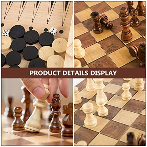 Totority Toys Travel Set Wood Chess Board Games Checkers With Foldable Wooden Chessboard Chess Multifunctional Reversi Educational Set Kids Magnetic Kids Kids Kids Kids Kids Toys 6 Totority Toys Travel Set Wood Chess Board Games Checkers With Foldable Wooden Chessboard Chess Multifunctional Reversi Educational Set Kids Magnetic Kids Kids Kids Kids Kids Toys - Image 4