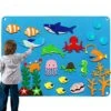 Craftstory Ocean Felt Board Story Set For Toddlers Children Under The Sea 3.5 Feet Flannel-Stories Shark Octopus Toys Wall Activity Storytelling Teaching -Folkmanis Toys Shop 51gOCuHpbYL