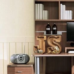 AORCMITN Large Wooden Letter Coin Personalized Piggy Bank For Boys Girls Kids Toddler Adults Money Bank Best Gift For Friends (9.2 Inch-J) 18 AORCMITN Large Wooden Letter Coin Personalized Piggy Bank For Boys Girls Kids Toddler Adults Money Bank Best Gift For Friends (9.2 Inch-J) -Folkmanis Toys Shop 51gVJg5MKjL