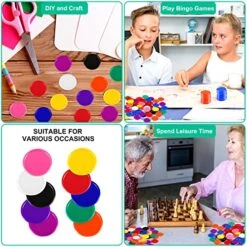 Coopay 500 Pieces Plastic Learning Counters Disks Bingo Chip 10 Colors Counting Discs Markers For Math Practice And Poker Chips Game Tokens Kids Reward, 1 Inch (10 Colors) 12 Coopay 500 Pieces Plastic Learning Counters Disks Bingo Chip 10 Colors Counting Discs Markers For Math Practice And Poker Chips Game Tokens Kids Reward, 1 Inch (10 Colors) -Folkmanis Toys Shop 51gi20shL5L